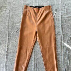 Zara Legging Hi-Rise Vegan Leather Pants